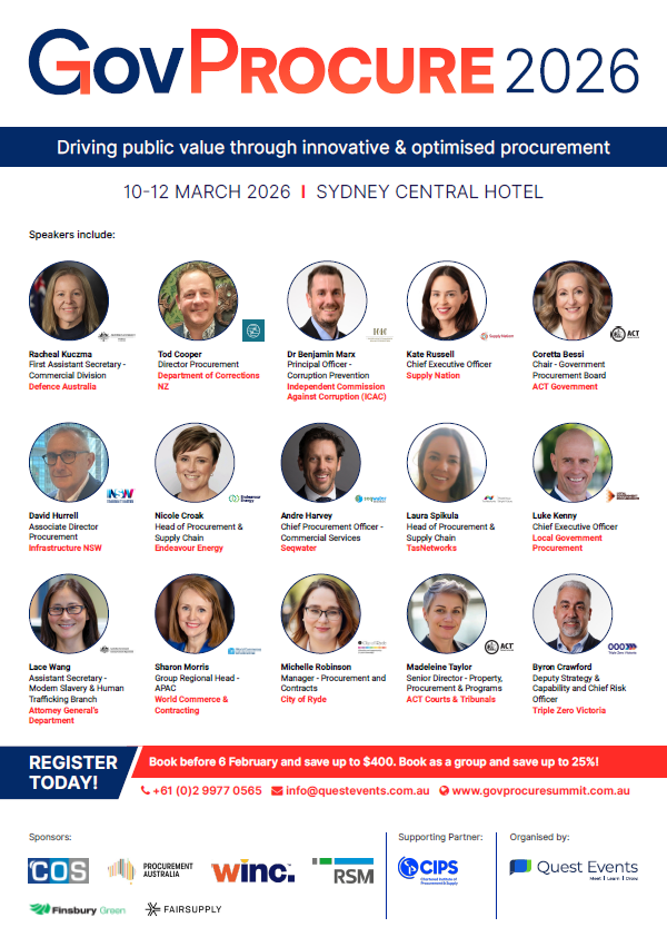 GovProcure 2026 Brochure Page 1 Cover dec 25