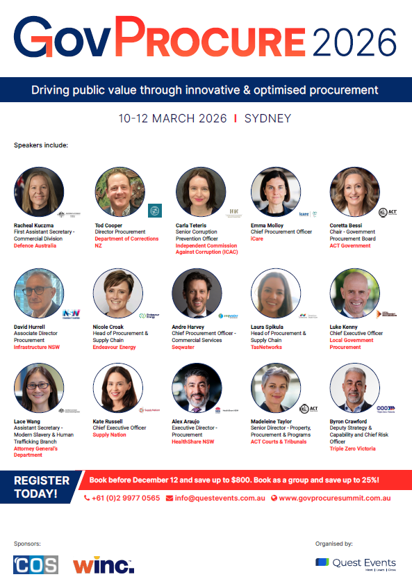 GovProcure 2026 Evenet Brochure Front Cover